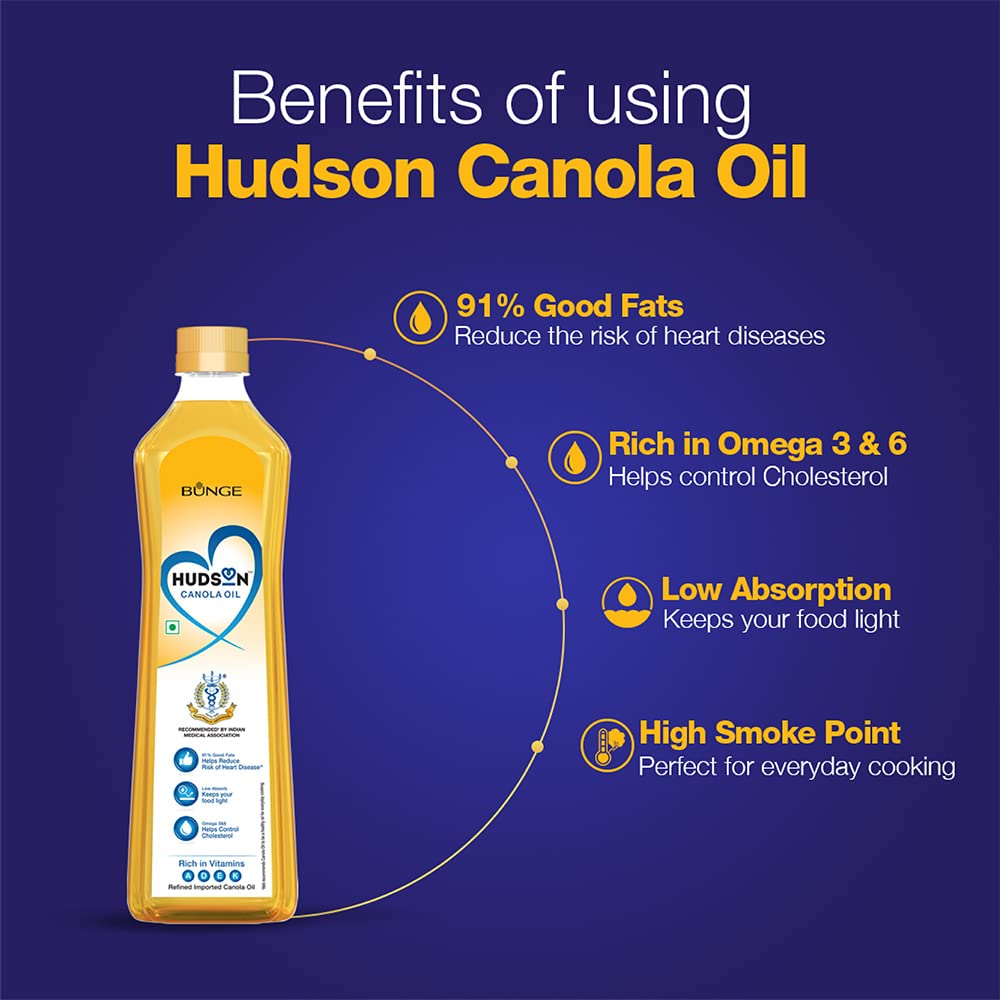 Hudson Oil - Canola, 1L Bottle - Image 6 thumbnail
