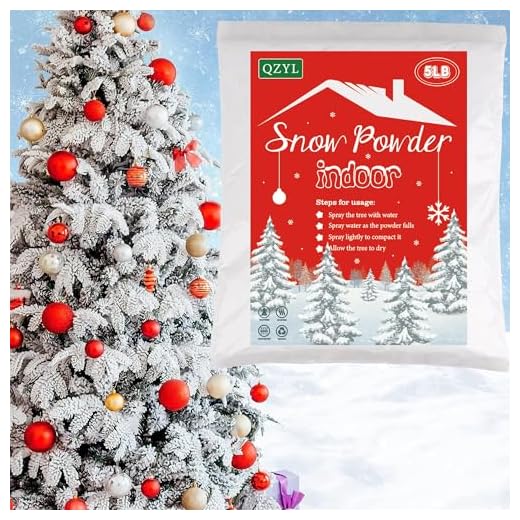 QZYL Snow Flocking Powder for Decorations