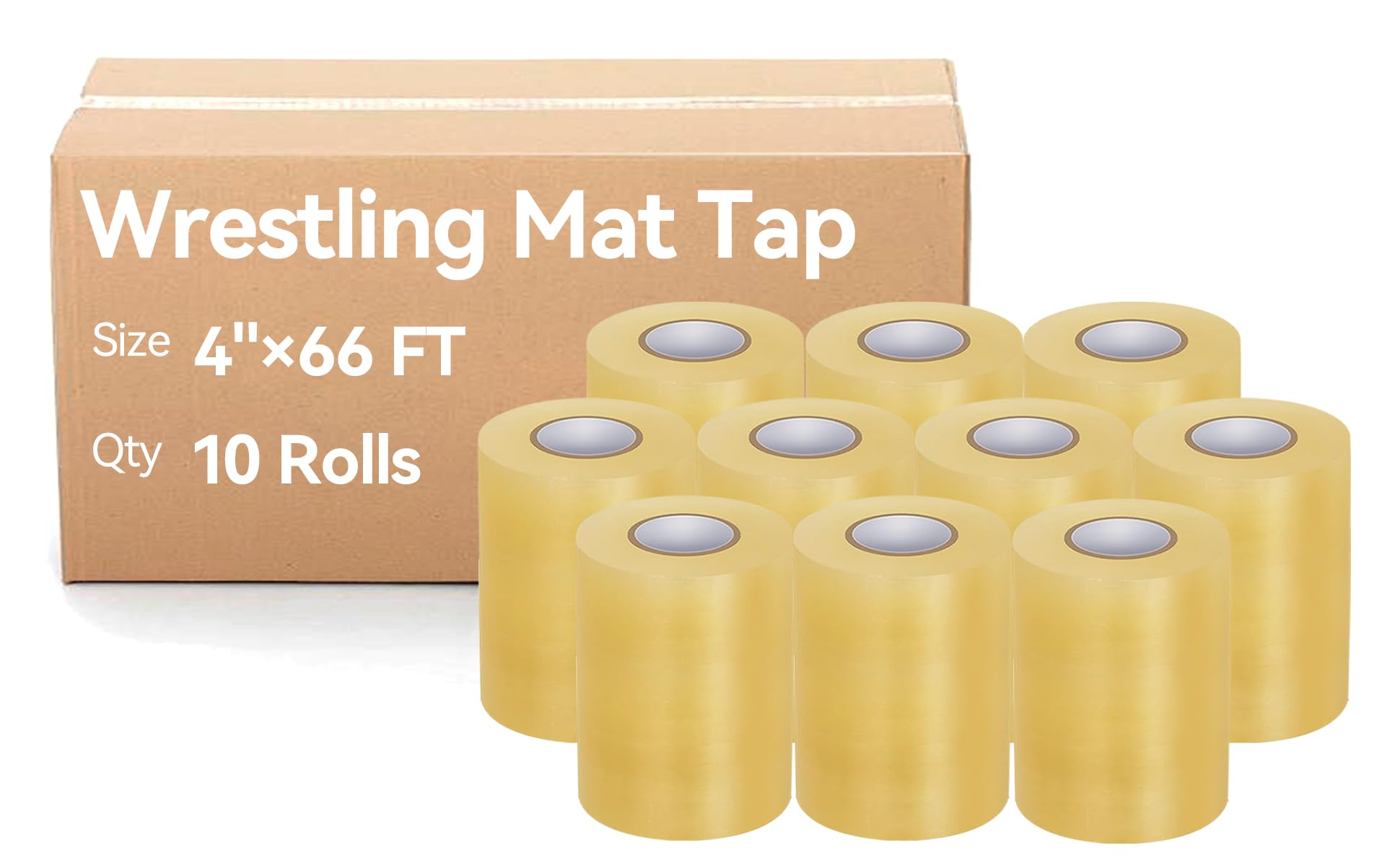 Joisonwoo 10 Pcs Wrestling Mat Tape, Mat Tape for Wrestling 4