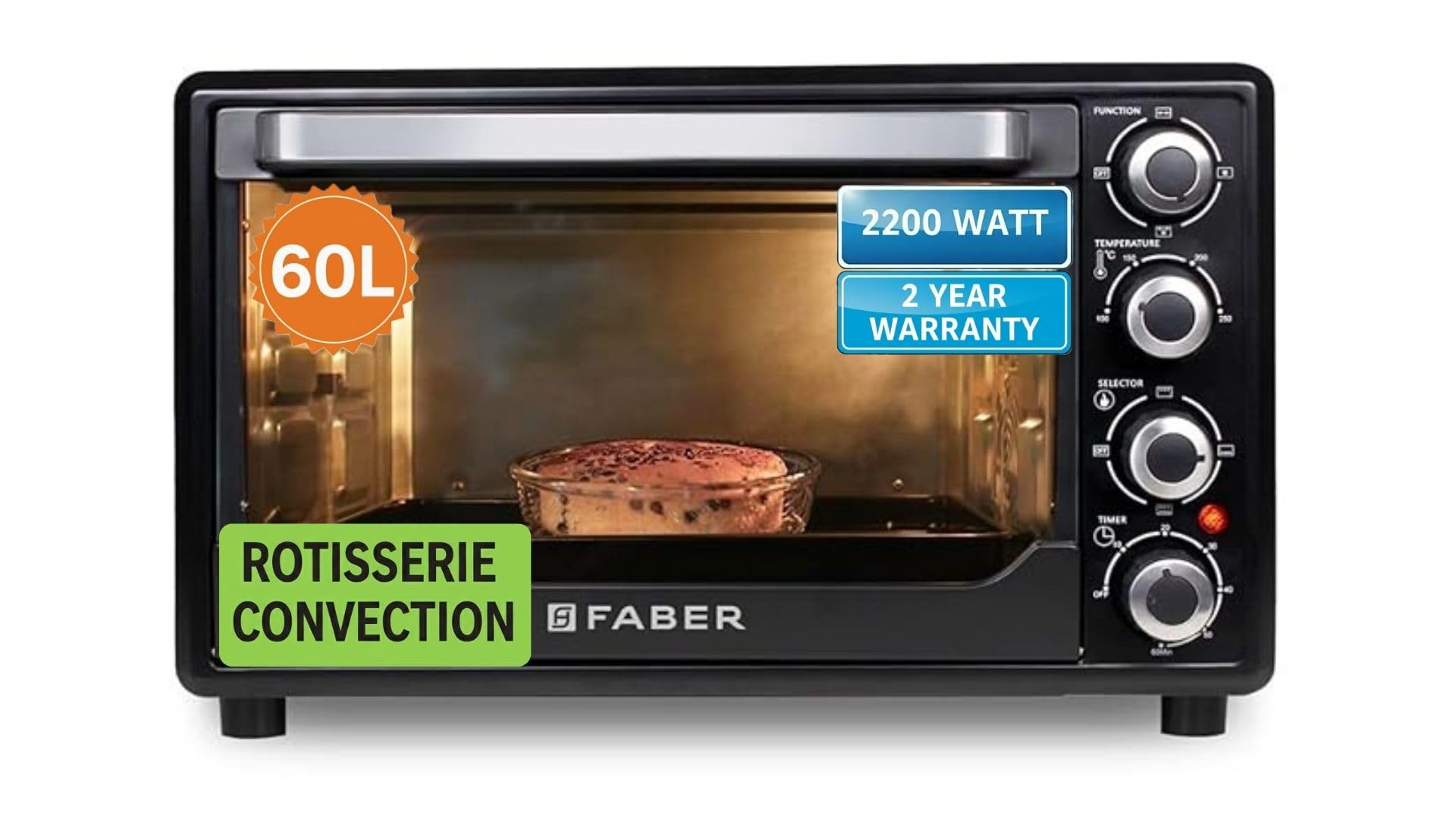 Faber 60L OTG Dimensions