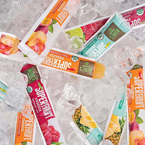 Deebee's Organics Superfruit Freezie Variety Pack, 100% Real Fruit Freezer Pops, No Added Sugar (Pack Of 50) #TOP6