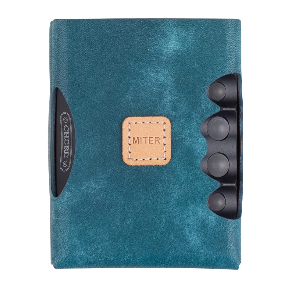 MITER CASE for Chord Mojo 2, Handmade Italy Pueblo Leather Case Cover (Mojo 2 Single Turkey Blue)