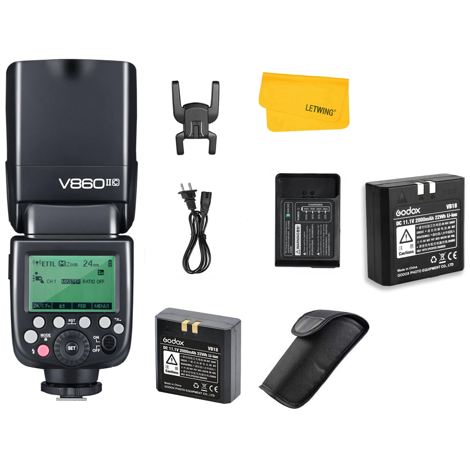 Amazon.com : Godox V860II-C V860IIC Camera Flash Speedlite for