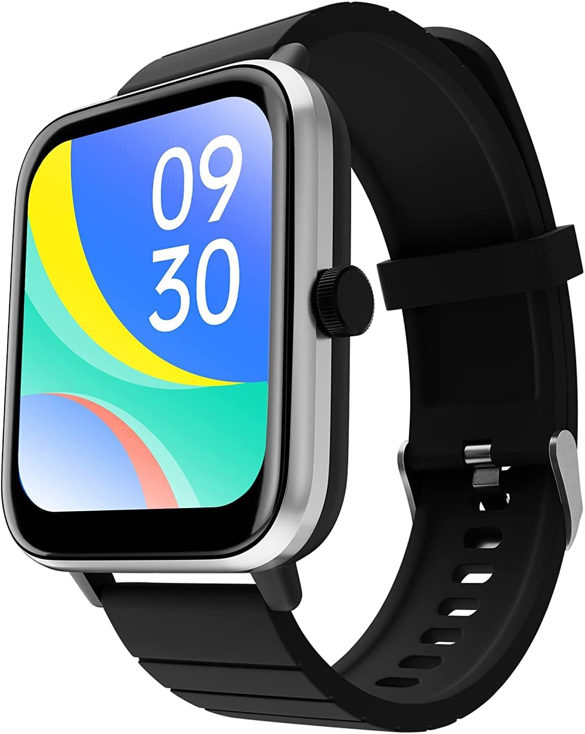 Zebronics DRIP Smart Watch with Bluetooth Calling, 4.3cm (1.69"), 10 built-in & 100+ Watch Faces, 100+ Sport Modes, 4 built-in Games, Voice Assistant, 8 Menu UI, Fitness Health & Sleep Tracker (Black)