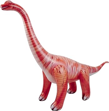 HOHQB 45" Inflatable Dinosaur Party Decorations, Jurassic Birthday Party Dino Toys Blow up Balloons Dinosaur Decor 45" Brachiosaurus