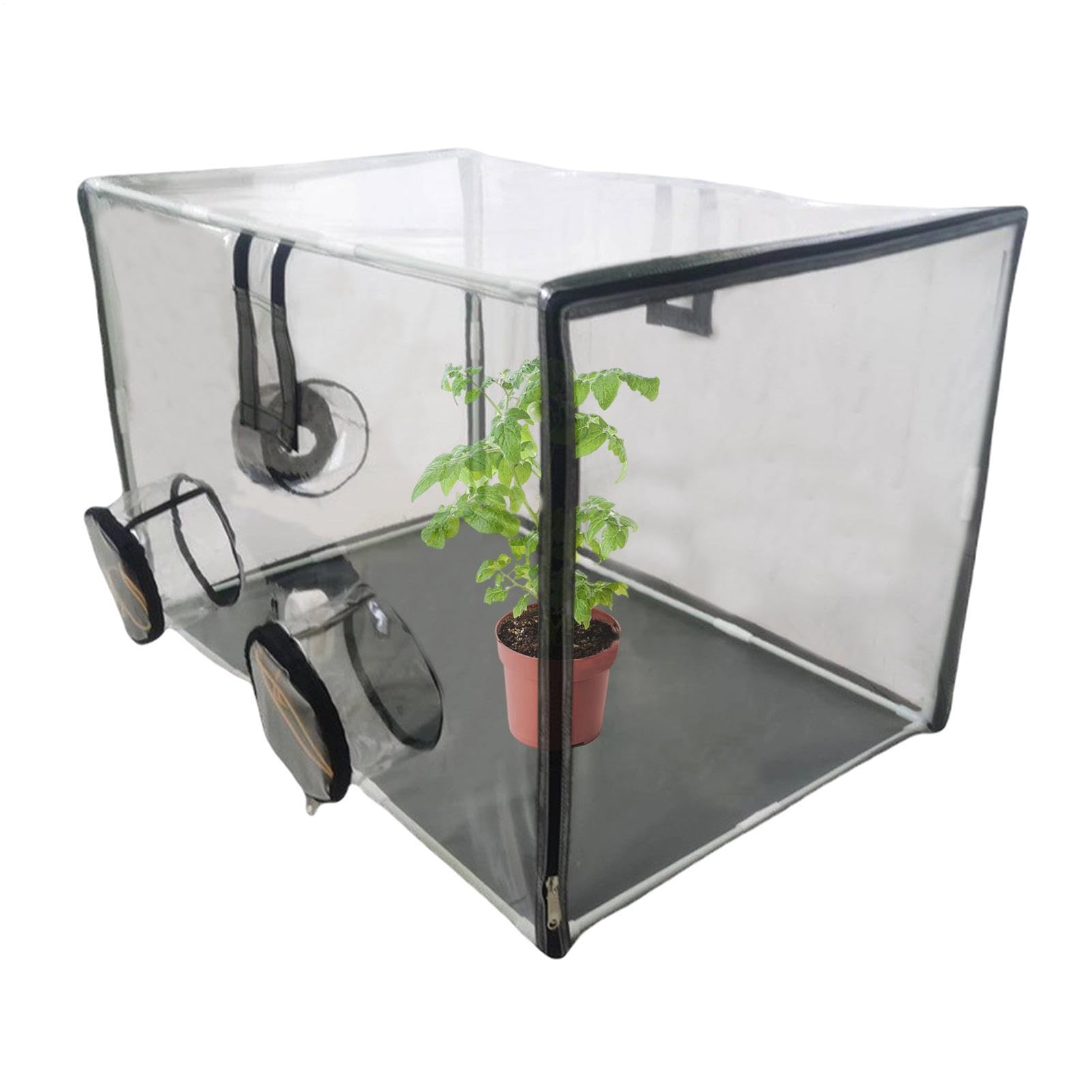 Mini paraspruzzi, guarnizioni resistenti ai raggi UV, 31,5 x 19,69 x 19 | 69 cm (31,5 x 19,69 x 19,69 cm) Pale per pilota Mit 3 Öffnungen Witwen GartenGift Für Frauen Männer