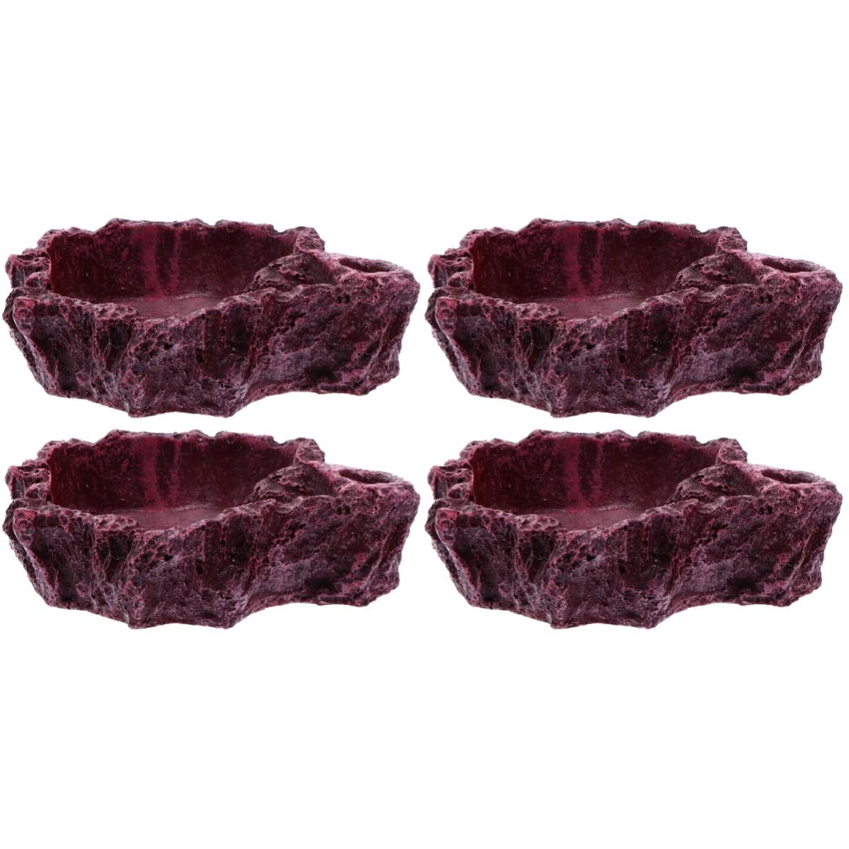 Cuenco de agua para reptiles Cuenco de alimentación for reptiles, 4 piezas, cuenco de agua for reptiles, cuenco de alimentación for reptiles, comedero for reptiles, taza de agua for lagartos, cuenco d