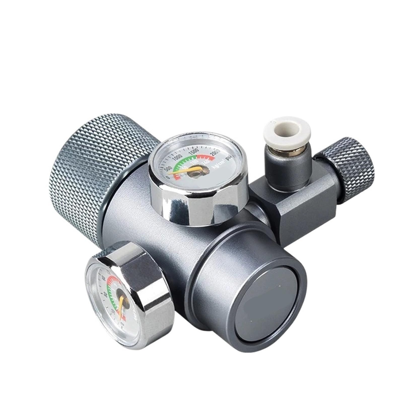 Vmvud 02A-Bubble Counter Co2 Pressure Reducing Valve Quick Insertion Bubble Gauge Electromagnetic Valve Fish Tank Co2 Regulator Equipment(,G5-8)