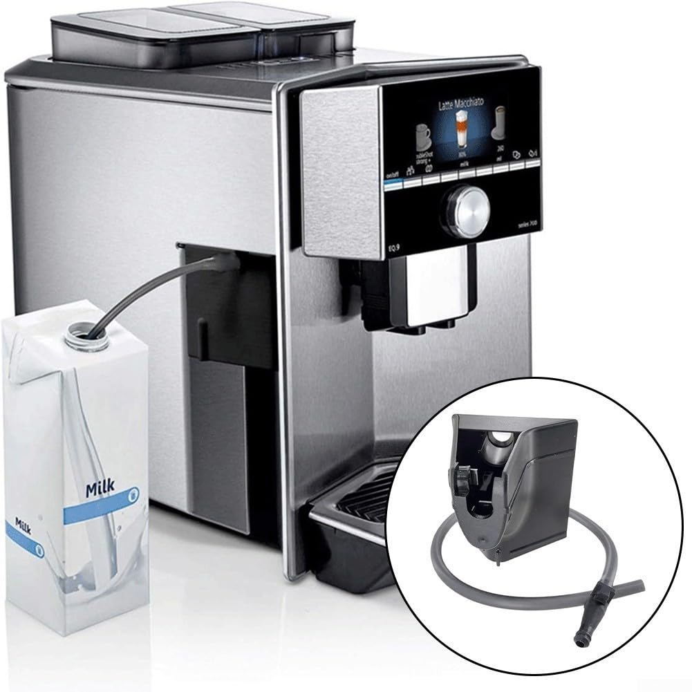 Für Siemens Zubehör, Milchbehälter-Adapter,TZ70001 für Siemens EQ700, für Siemens EQ900 Kaffeevollautomaten, kompatibel mit externen Milchbehältern, Original-Zubehör, spülmaschinengeeignet | für Siemens EQ900 Kaffeevollautomaten, kompatibel mit externen M