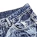 qingtianzhuxinxikejiyouxiangongsi Jeans Men Stretch Slim Fit Straight Ripped Denim Pants Cowboy Comfy Flex Fashion (Blue, 33W X 32L)