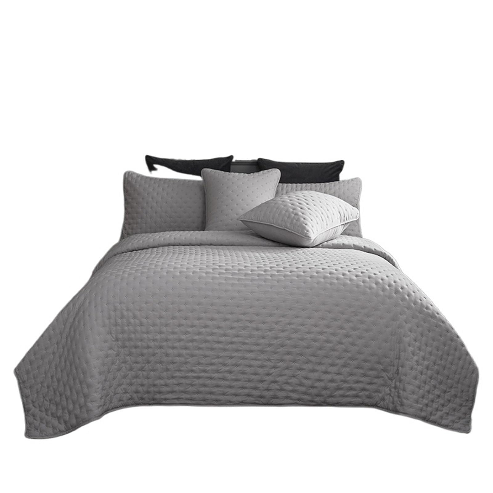 DAJGRHE Bedspread Quilted Ultra Soft Bed Coverlet with 2Pcs Pillow Shams(Color 3,240X250cm 3Pcs)