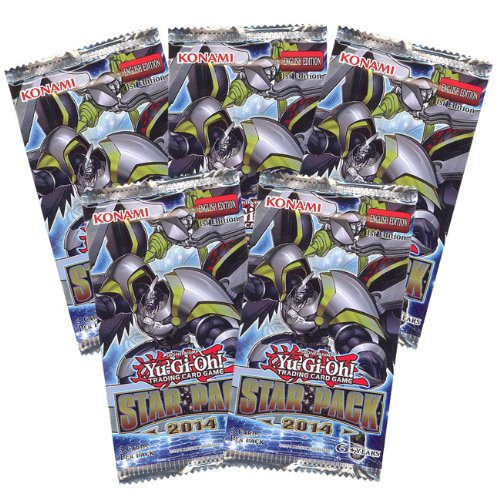 YuGiOh Star Pack 2: 2014 Lot of 5 Booster Packs
