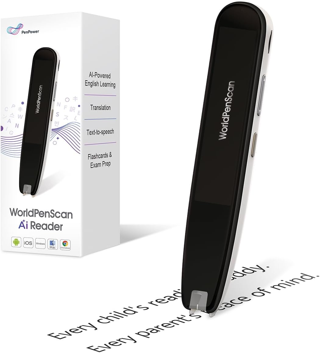 WorldPenScan AI Reader – Reading Pen with Built-in...