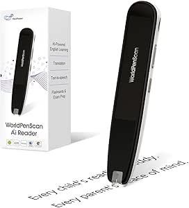 WorldPenScan AI Reader – Reading Pen with Built-in Dictionary & AI Reading Buddy for Kids