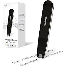 WorldPenScan AI Reader &ndash; Reading Pen with Built-in Dictionary &amp; AI Reading Buddy for Kids | Grade-Level Reading Support | English, Spanish, Chinese | Text-to-Speech, Transcribe, Translation