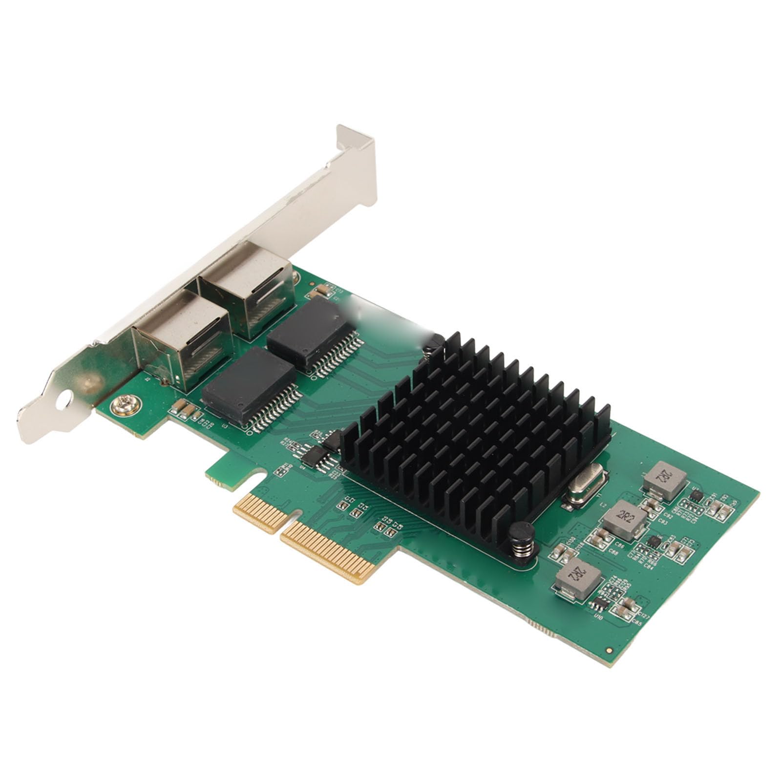 Tarjeta de Red Gigabit de Doble Puerto para Adaptador Ethernet con Chip I350 de Alto Rendimiento, para, 2xRJ-45, PCIE X4, 10 100 1000M, Montaje en Servidor Pequeño