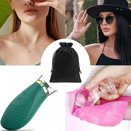 Miniatura 4 de 6 bolsas de almacenamiento de juguetes para adultos, bolsas de regalo con cordón de microfibra, bolsas de regalo ajustables, organizador de juguetes