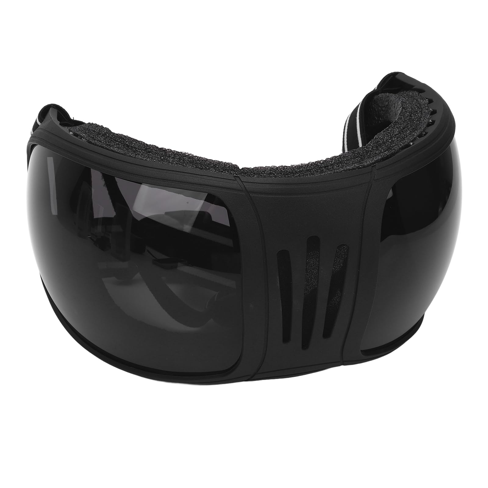 Naroote Gogle do Wyścigów Konnych Ochronne Wiatroszczelne, Odporne na Piasek Okulary Sportowe dla Koni, Miękka Gąbka Wygodne Dopasowanie, Konstrukcja z Tworzywa Sztucznego, 1 Jednostka
