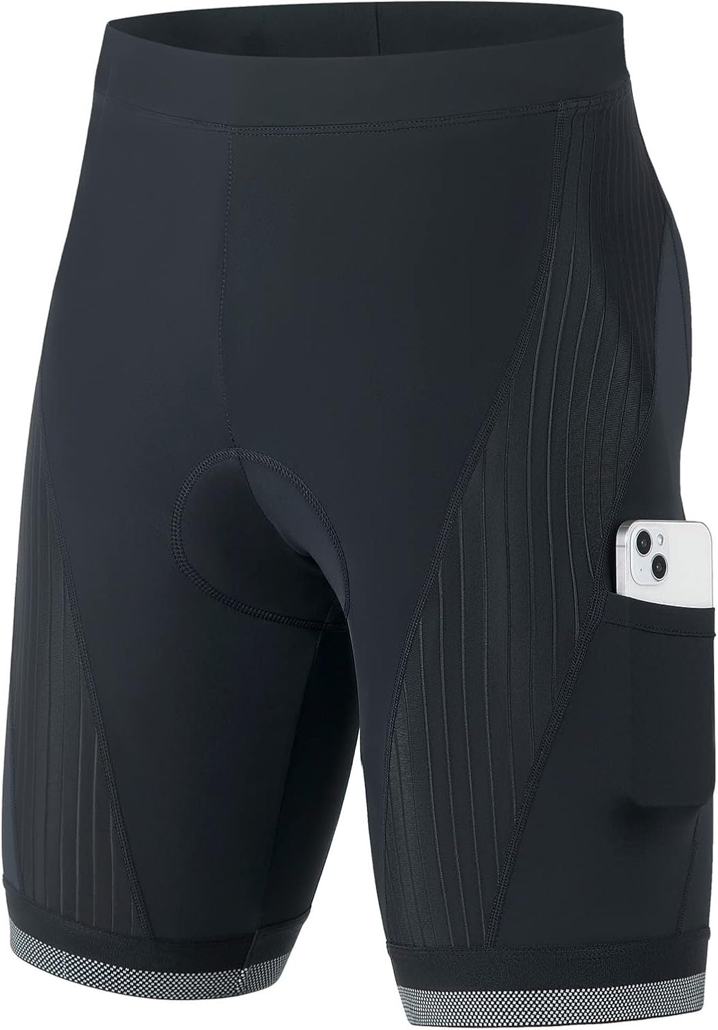 beroy Men's Comfortable Bicycle Cycling Pants, 3D Padded Bike Shorts