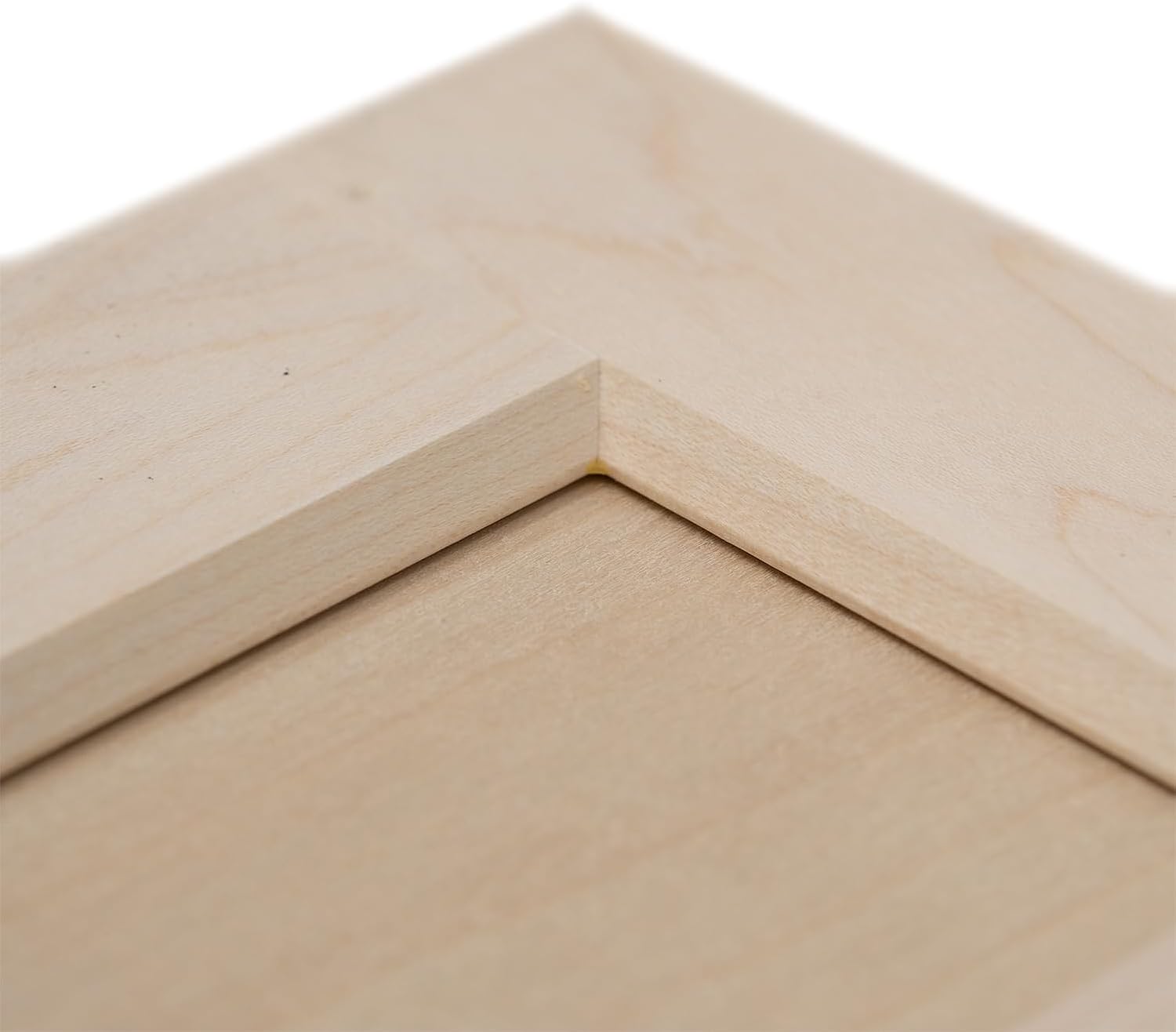 Raw Maple Shaker Replacement Drawer Front - 6H X 34.5W | Ready to Paint | Solid Wood| American Made | Cabinet Refacing Doors