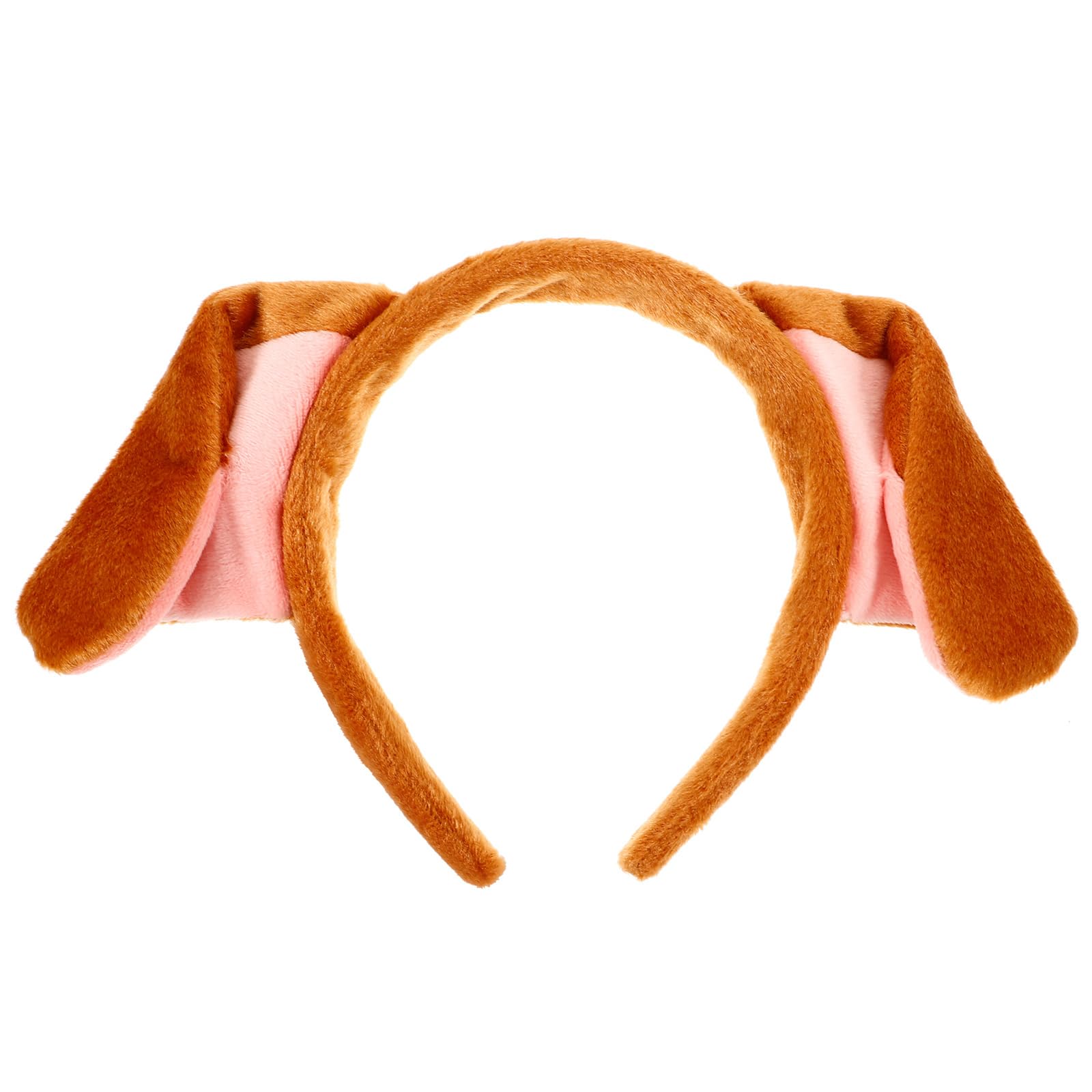 VALICLUD Animal Headband Brown Dog Ears Headband Cartoon Puppy Ears Animal Hair Hoop Dog Ears Costume for Dog Party Decorations Christmas Costume Dog Ears