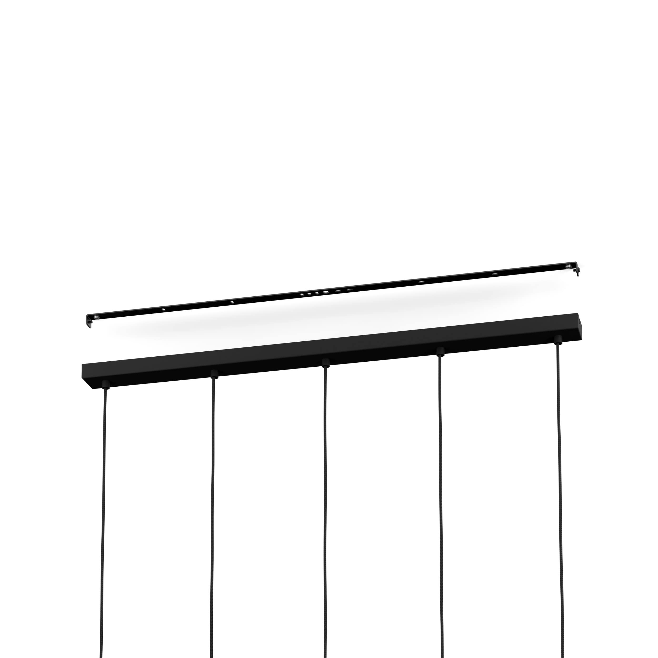 Eglo lampada a sospensione Gazzola, lampada sospesa a 5 luci, illuminazione