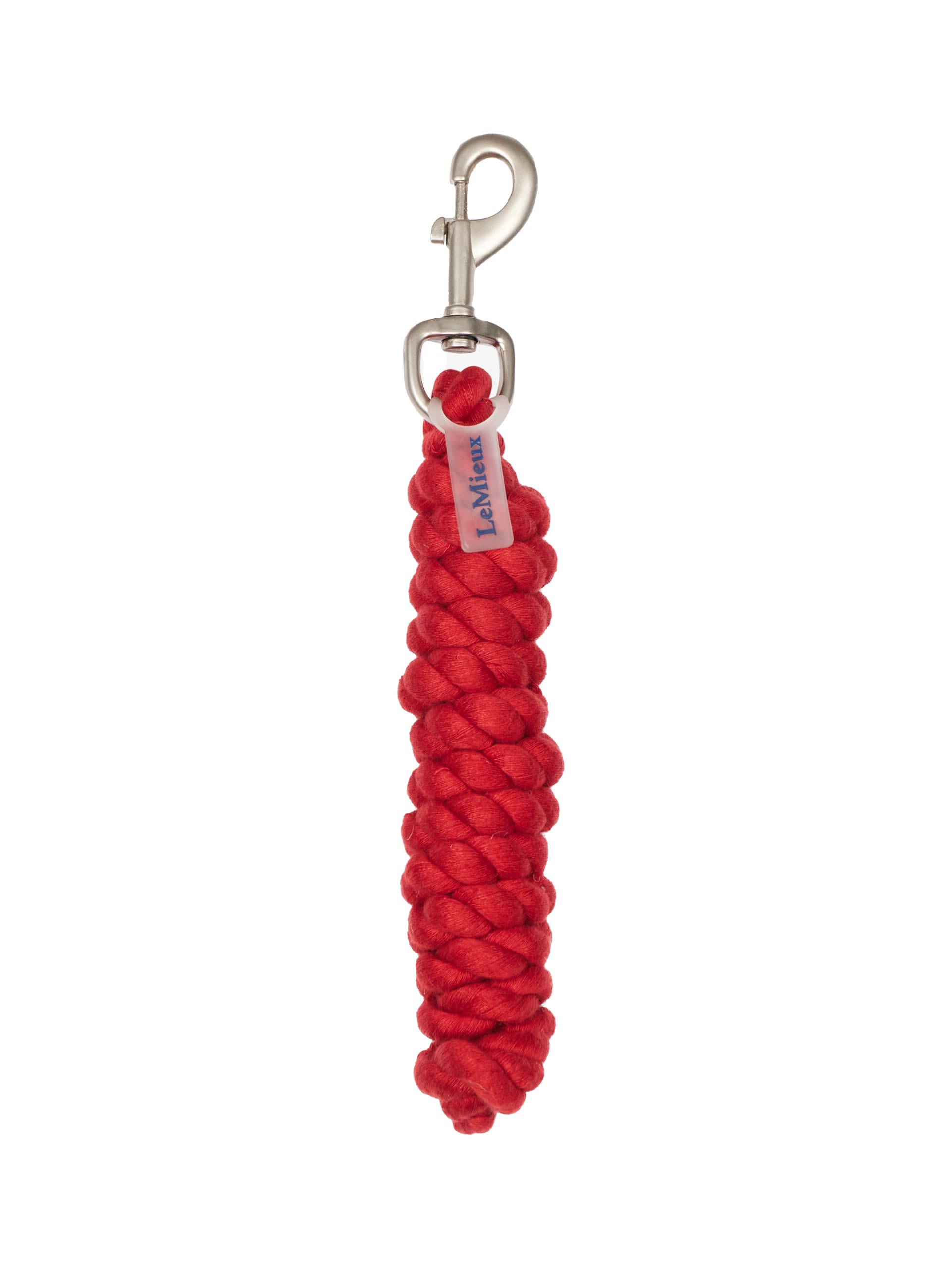 LeMieux 2m Long Polycotton Leadrope With Heavy Duty Fittings Chilli