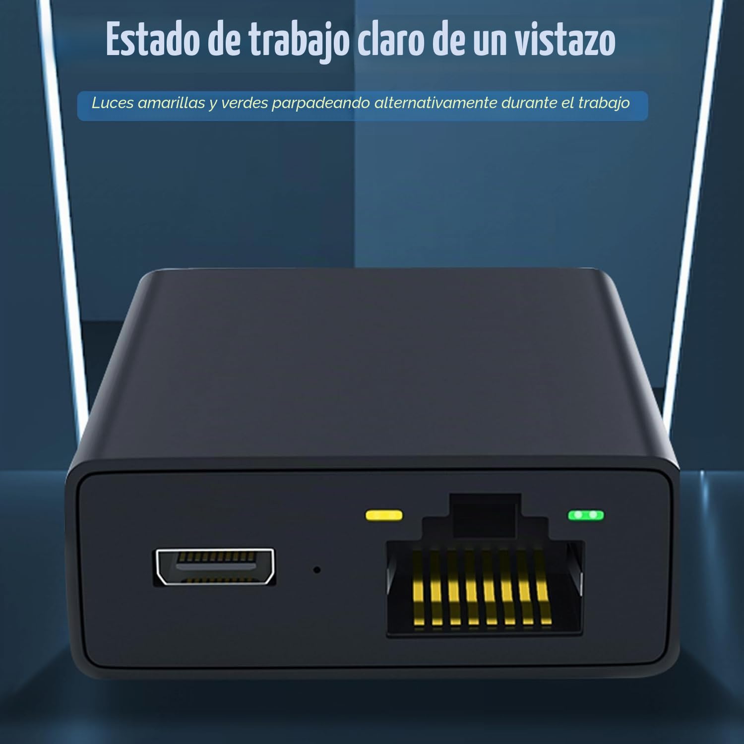 Adaptador Ethernet para Fire TV Stick, Adaptador de Red Micro USB a RJ45 Ethernet Compatible con 4K Fire Stick, Chromecast Google Home Mini y Otros Sticks de TV en Streaming.