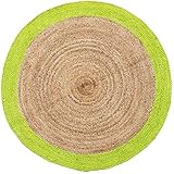 Indischer natürlicher kleiner Teppich aus Jute Naturfaser, 100% handgefertigt in Indien, fair gehandelt und biologisch abbaubar, Schmutzabweisend und Pflegeleicht, passt zu jedem Raum und jeden Wohnstill, Für Ihren Büro als Bürostuhl Unterlage, Flurteppich im Flur, Badezimmerteppich im Badezimmer, Küchenteppich in der Küche. geeignet für Innen in Ihre Zimmer Partyraum Keller oder Außen auf der Terrasse, Wandteppiche sind auch als Wanddeko ein echter Hingucker.