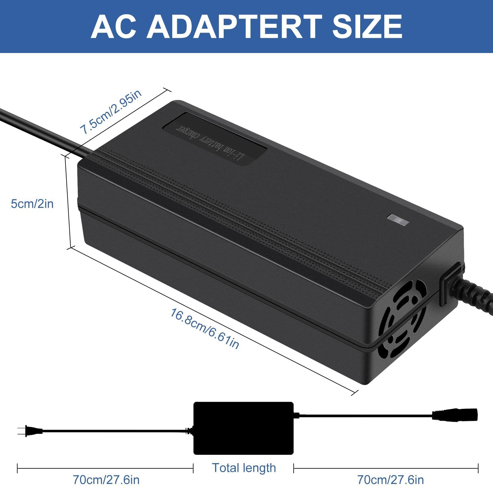 Amazon.com: (7 Plugs) 54.6V 3A Fast Charger for,for Razor, Jetson