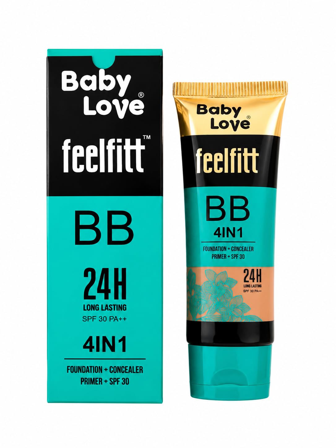 Baby Love feelfitt BB Cream 4in1 Foundation Concealer Primer SPF 30 | All Skin Types, Natural Look-picture-31