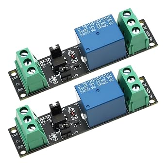 5 Pcs 3V Relay Module Power Switch Board, Single Channel Optoelectronic Coupling Isolation Drive Control Board high-Level Trigger DC3-3.3V for IoT ESP8266 Microcontroller Development Board