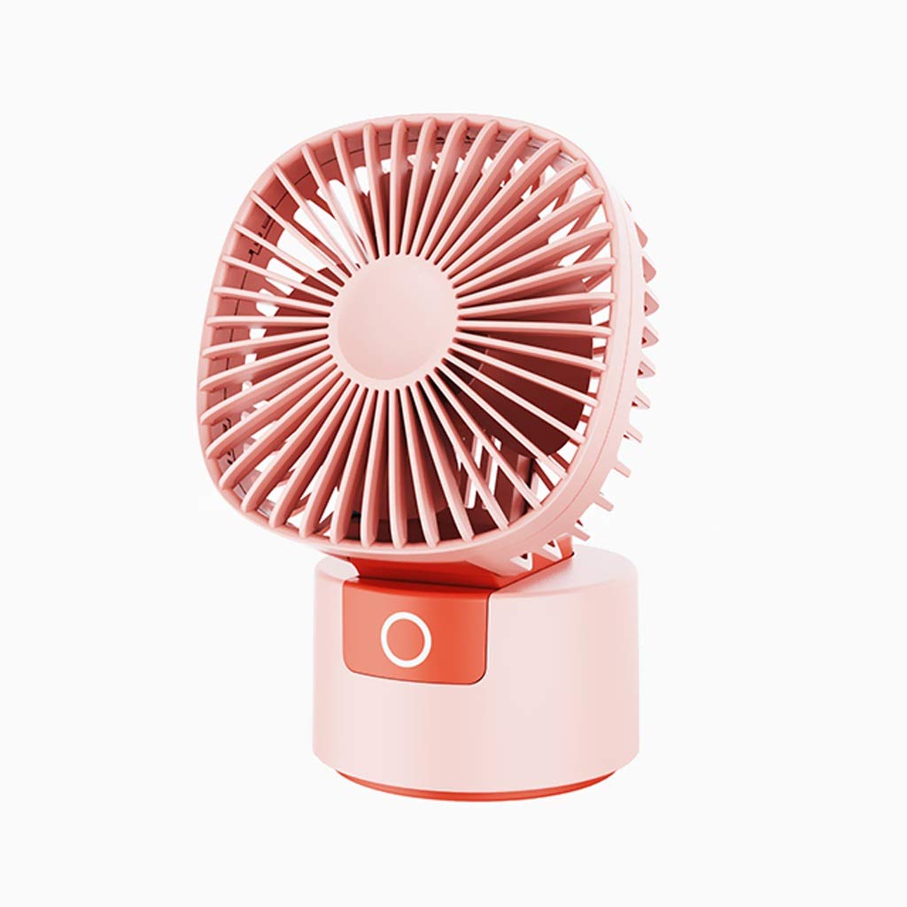 Ordinateur de poche ventilateur USB mini portable de charge rose