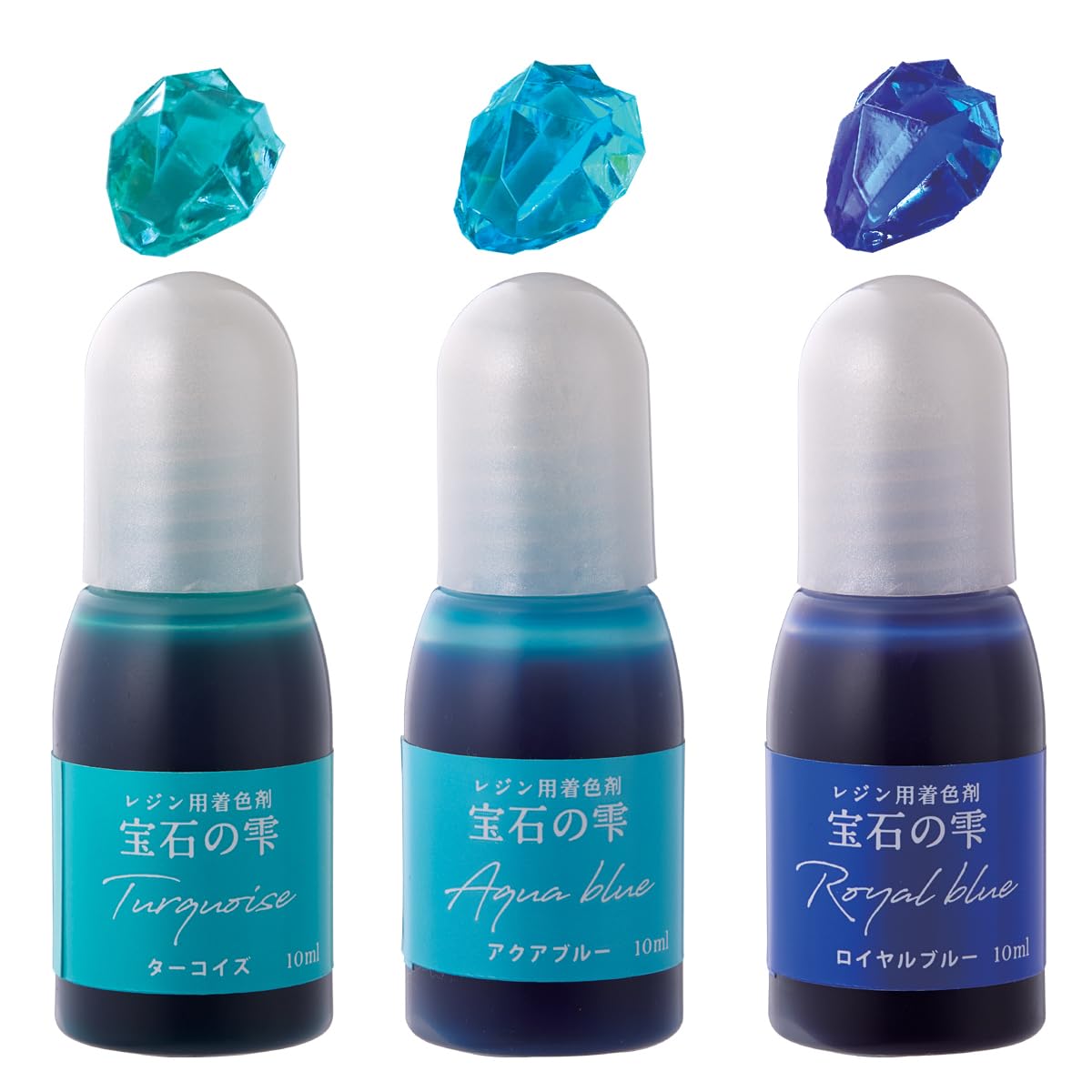Amazon.co.jp: [ストアーズクラブ] オーシャンカラー3色セット 宝石の