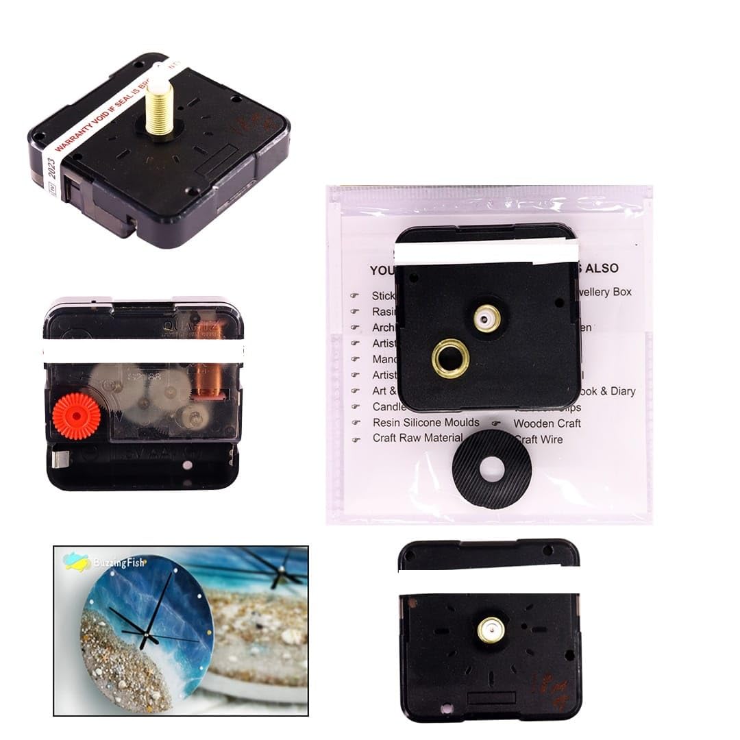 AadyaCrafts DIY Quartz Clock Movement Kit, 18mm Shaft Length-picture-25