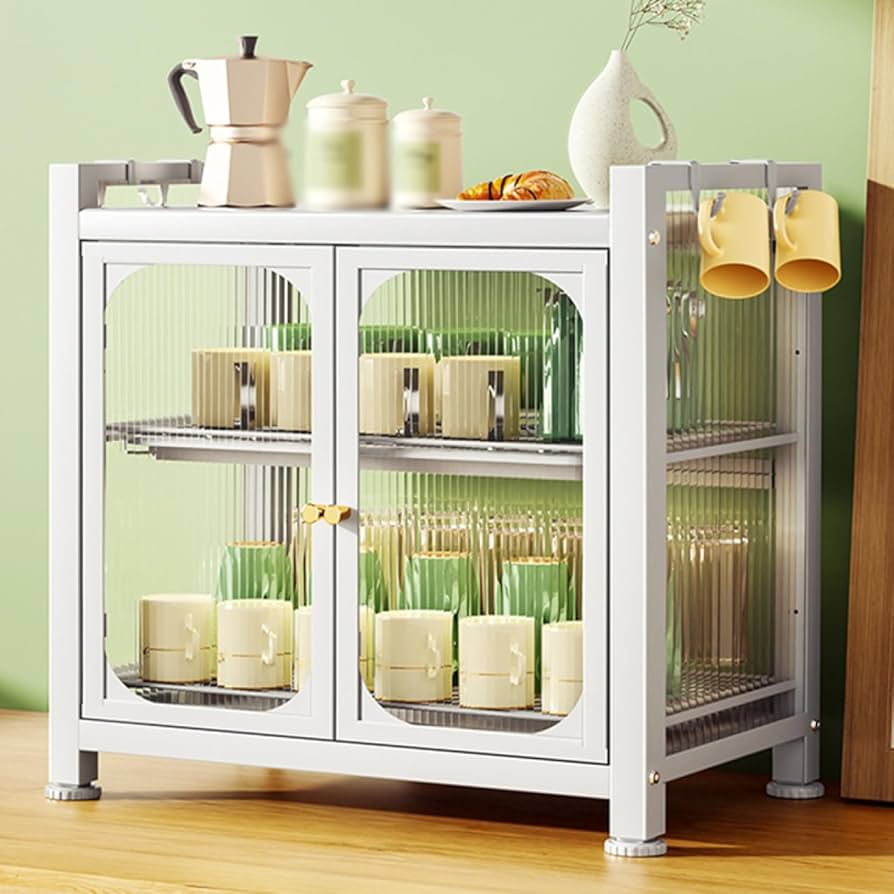 Amazon｜[VANDROUP] 食器棚 おしゃれ A 収納 北欧