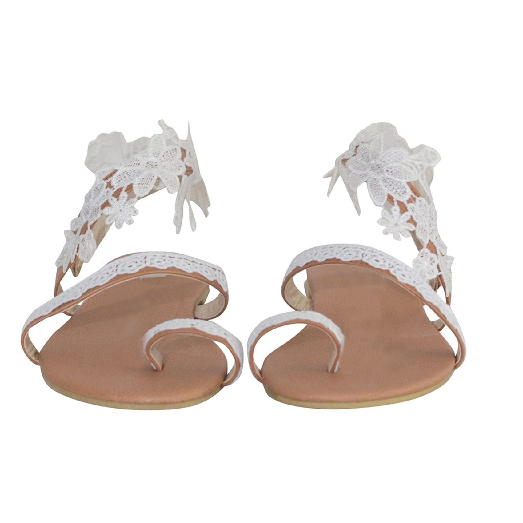靴 Herlipto Daisy Flat Sandals Amazon.com: Flats Sandals for Women Daisy Flower Strap Sandals