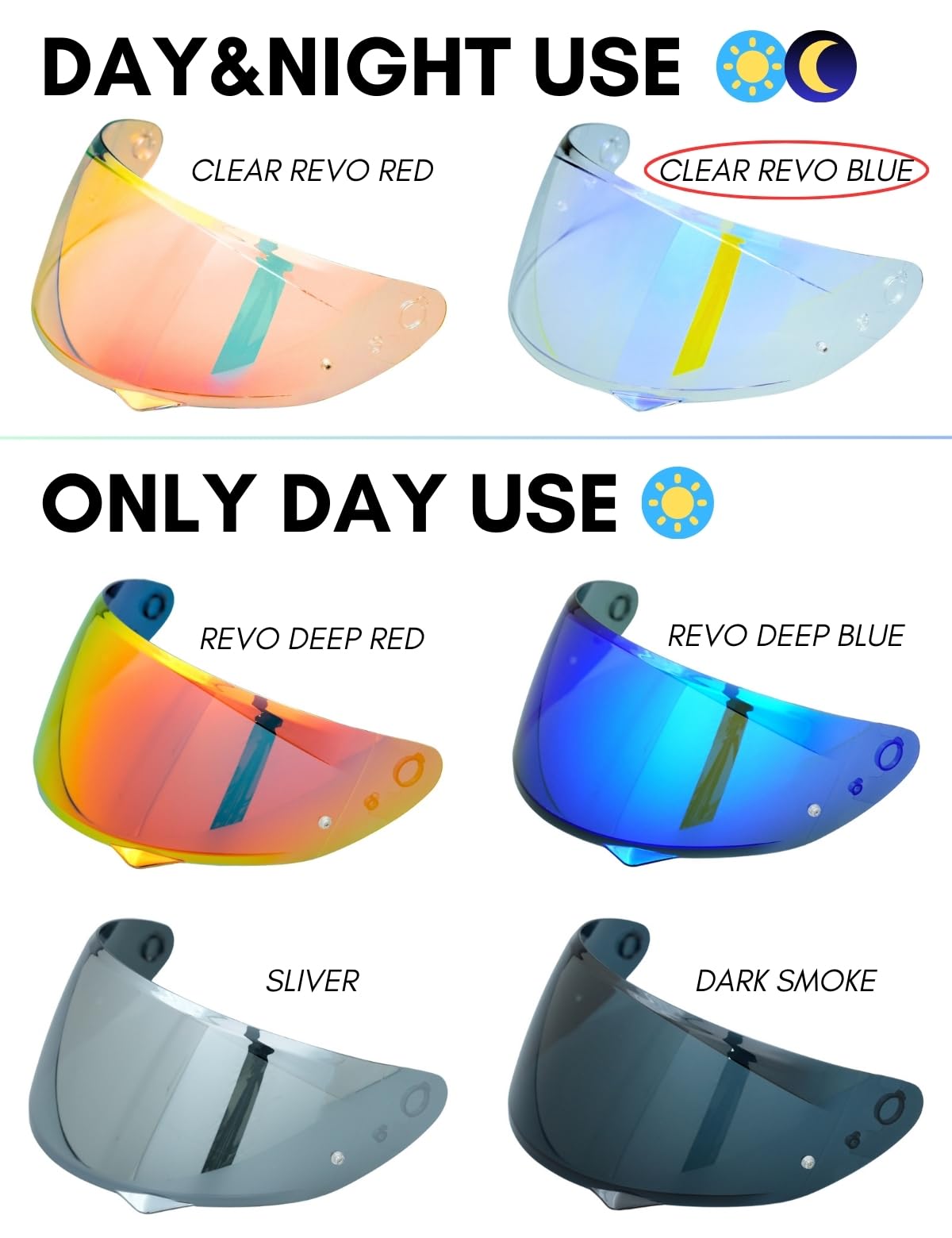 Tyenaza Remplacement De La Visière De Haulment, C10 Motocycle Visor