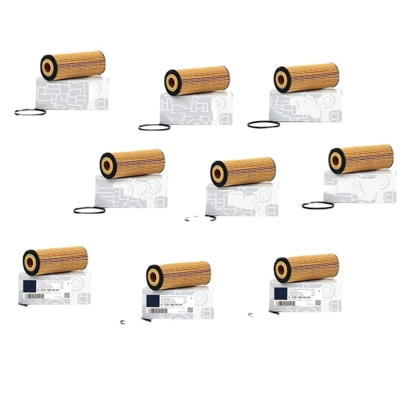Filtro de aceite compatible con Merc 2781800009 W176 W205 C117 C218 W212 W166 W221 Canister