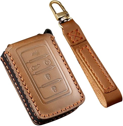 ontto Funda de cuero para llave de coche con protector completo Keychian, Marrón (5 btn) disponible en Yaxa Guatemala