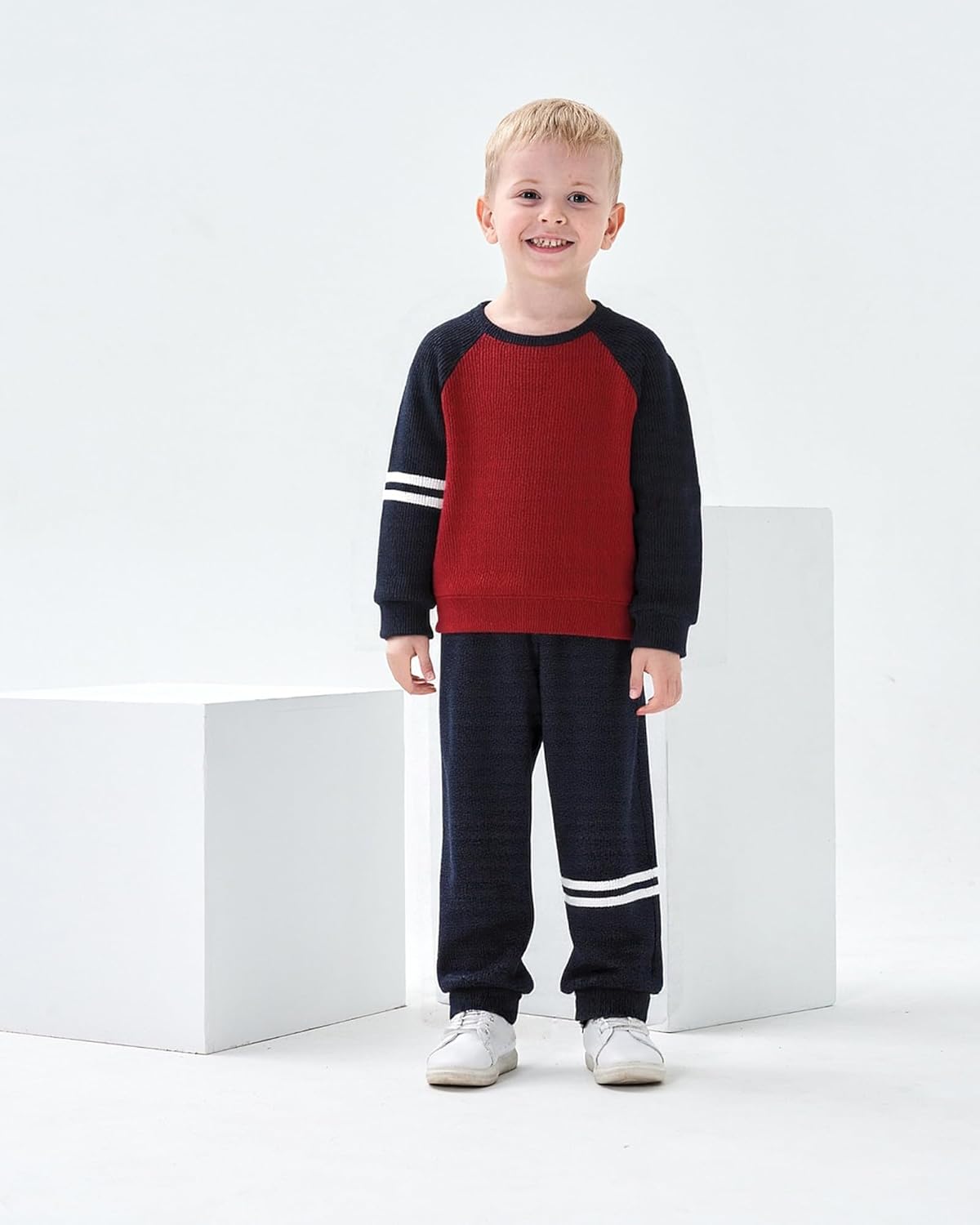 Toddler Baby Boy Clothes Fall Winter Long Sleeve Sweatshirt Pullover Tops + Joggers Pants Outfit Set - Image 2
