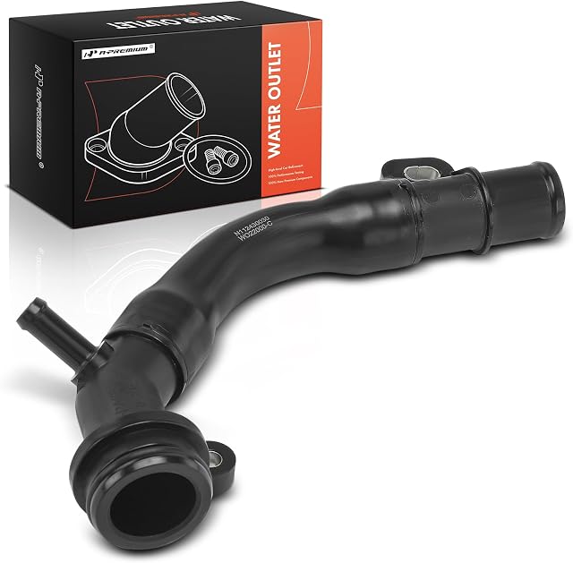 A-Premium Engine Coolant Thermostat Housing Compatible with Smart Models - Fortwo 2008-2015