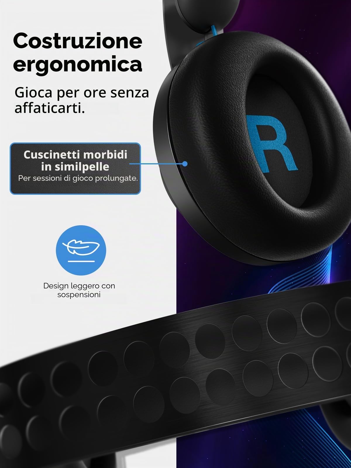 Lenovo Legion H300 Auriculares Alámbrico Diadema Juego Negro