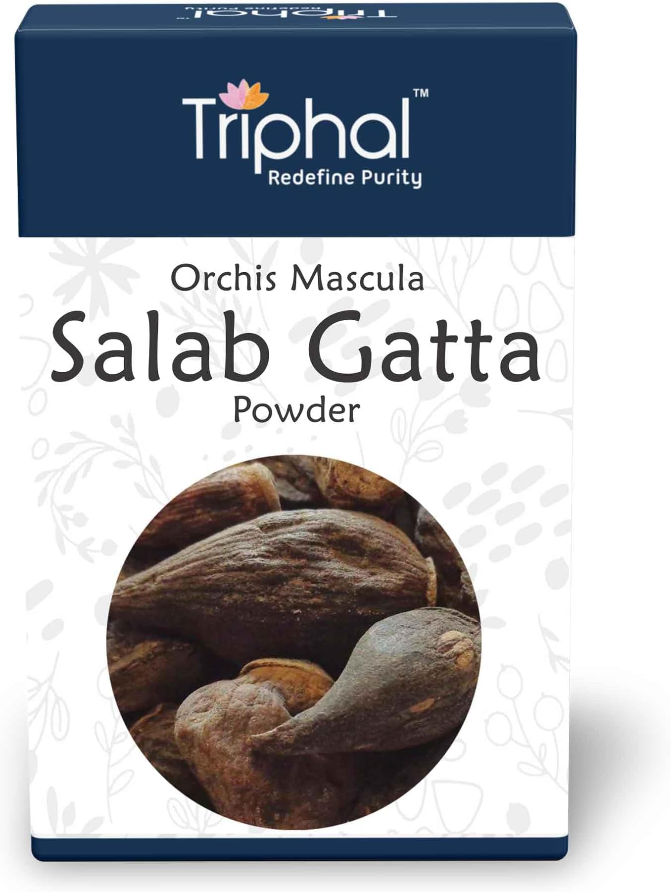 TRIPHAL Salab Gatta Powder 200g – Pure, Organic, & Natural - Edible Grade - No Preservatives - Chemical Free Salam Gatha Churna