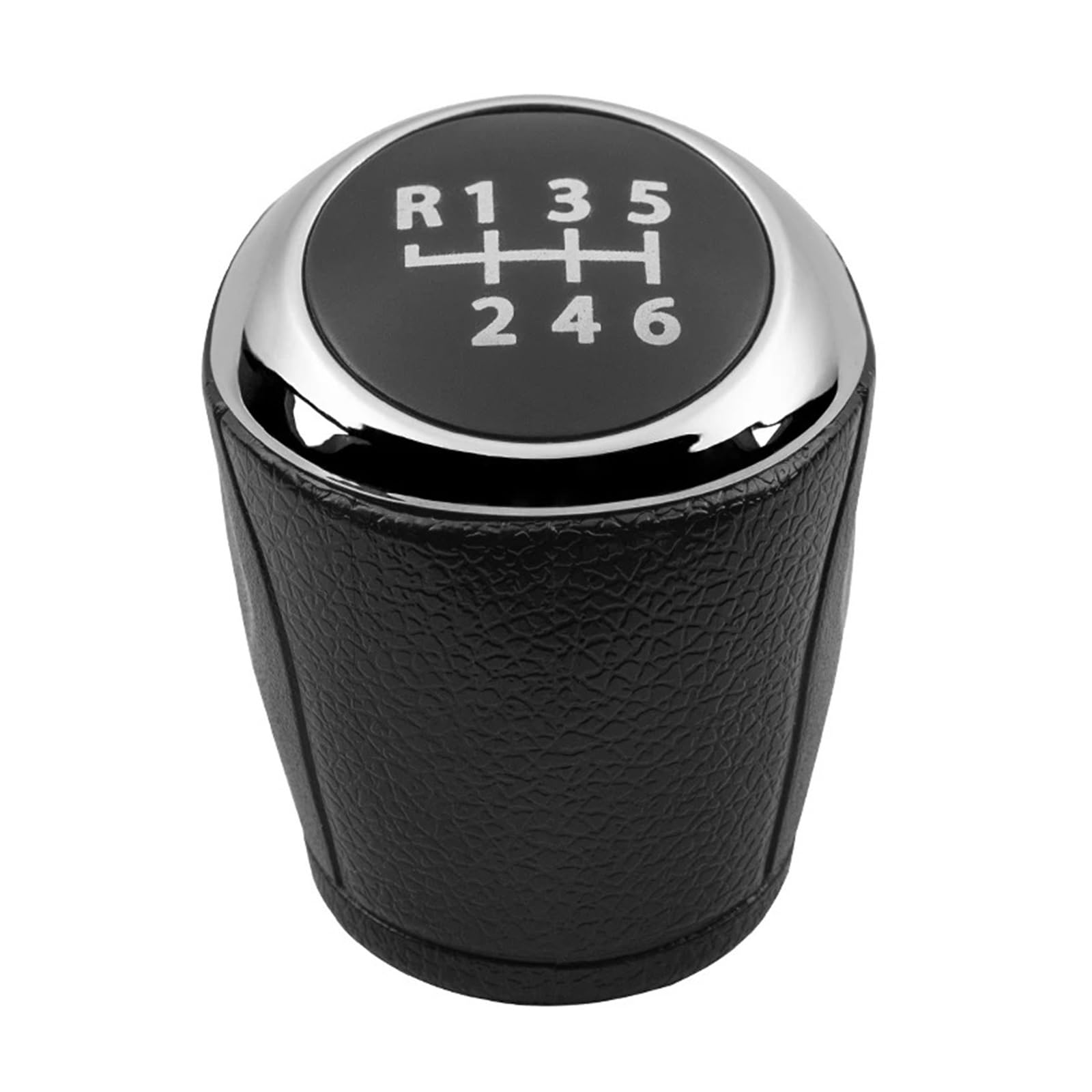 Qmtvfsrh 6 Speed Car Gear Shift Knob Manual 5/ Gear Shift Knob Pu Gaiter Boot Cover For Cruze 2008-2015 Black Shifter(6 Speed)