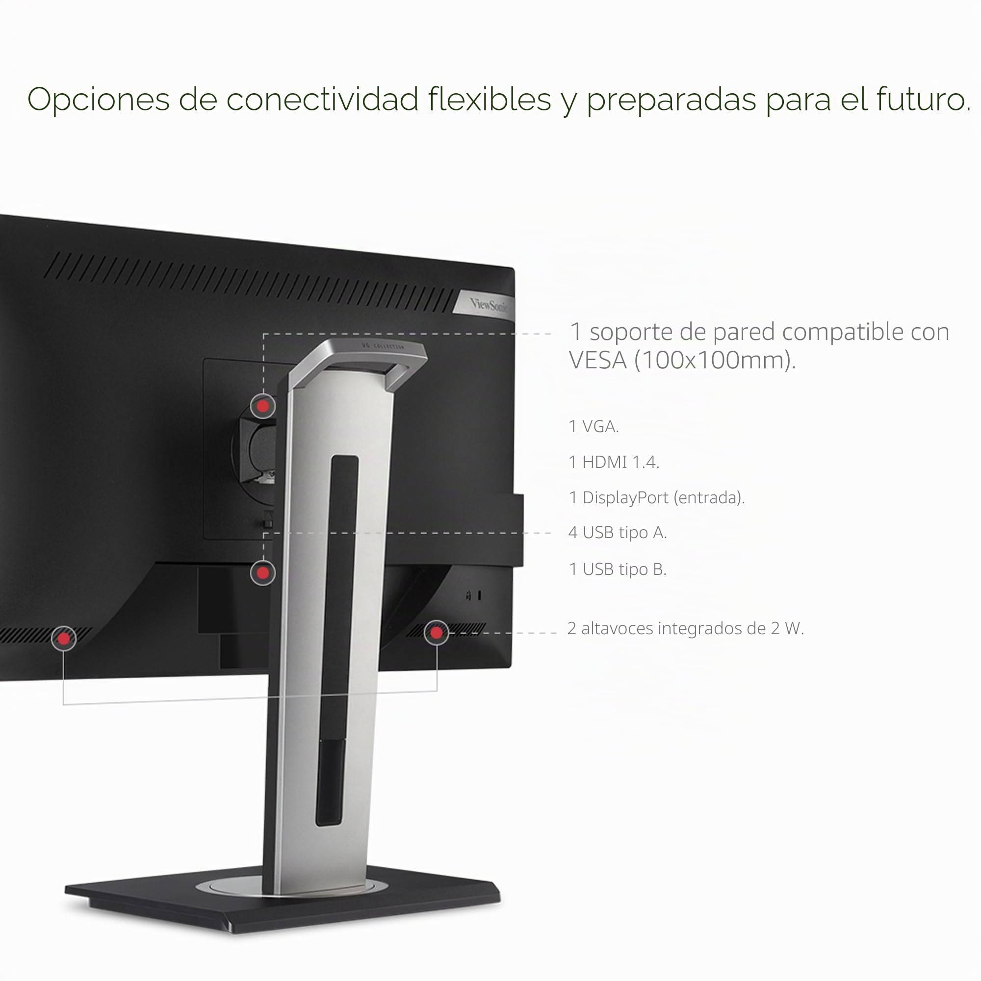 ViewSonic 61cm/24'' (1920x1080) VG2448A-2 16:9 5ms HDMI VGA DisplayPo