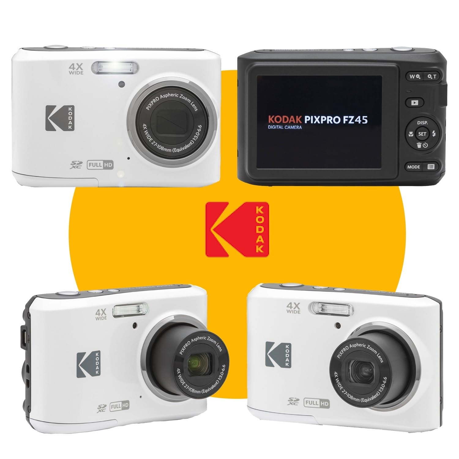 Amazon.com : KODAK PIXPRO FZ45 16MP Digital Camera with 4X Optical
