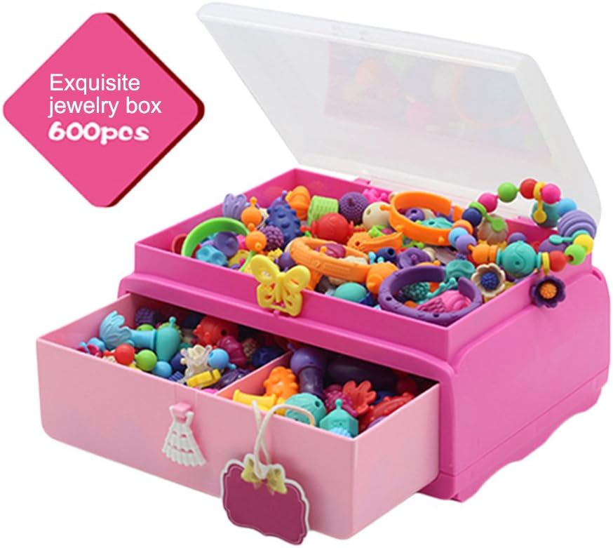 Amazon Yunt 子供 おもちゃ ビーズ アクセサリー 子供 Diy 手作りキット ネックレス ミサンガ ブレスレット 女の子の贈り物 Yunt ホワイトニング 通販