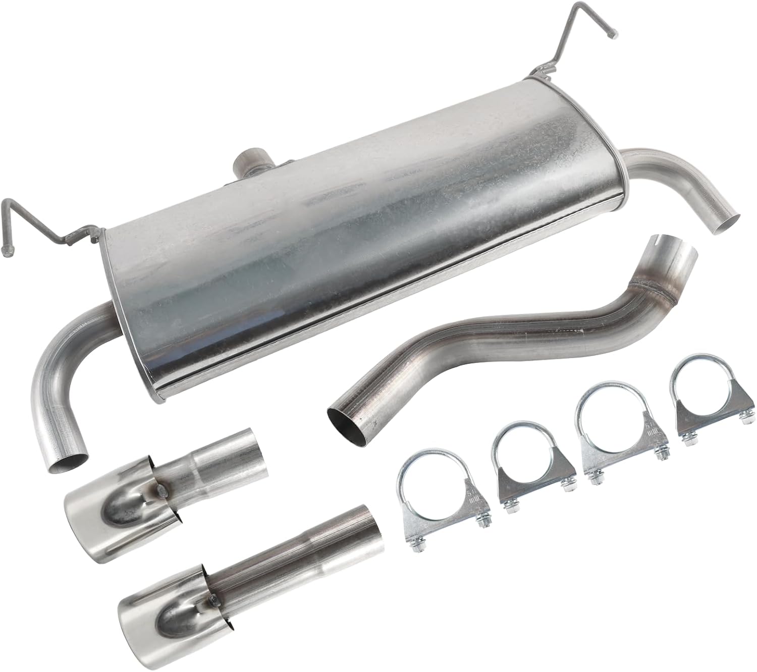 Exhaust Muffler Compatible with Ford Escape 2013 2014 2015 2016 1.6L, Compatible with Ford Escape 2017-2019 1.5L, Compatible with Ford Escape 2013-2019 2.0L 2.5L