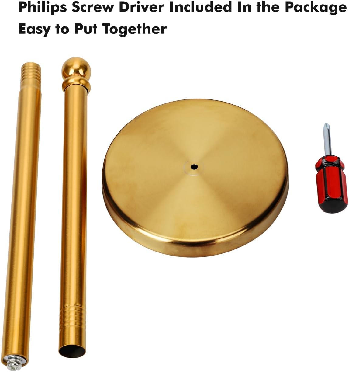 Toilet Paper Holder Stand Holding Up to 5 Paper Rolls, Free-Standing Spare Rolls Storage Holder, Stainless Steel (Brushed Gold) - Image 5